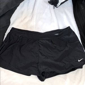 black nike shorts